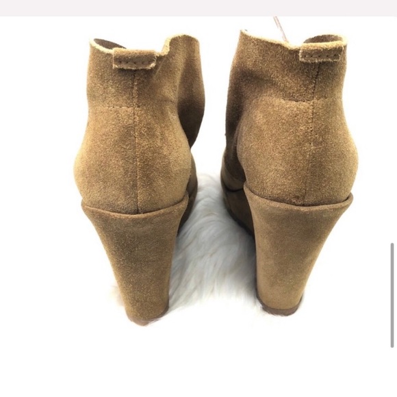 Pedro Garcia Suede Platform Wedge Booties (NWT) - Picture 5 of 8